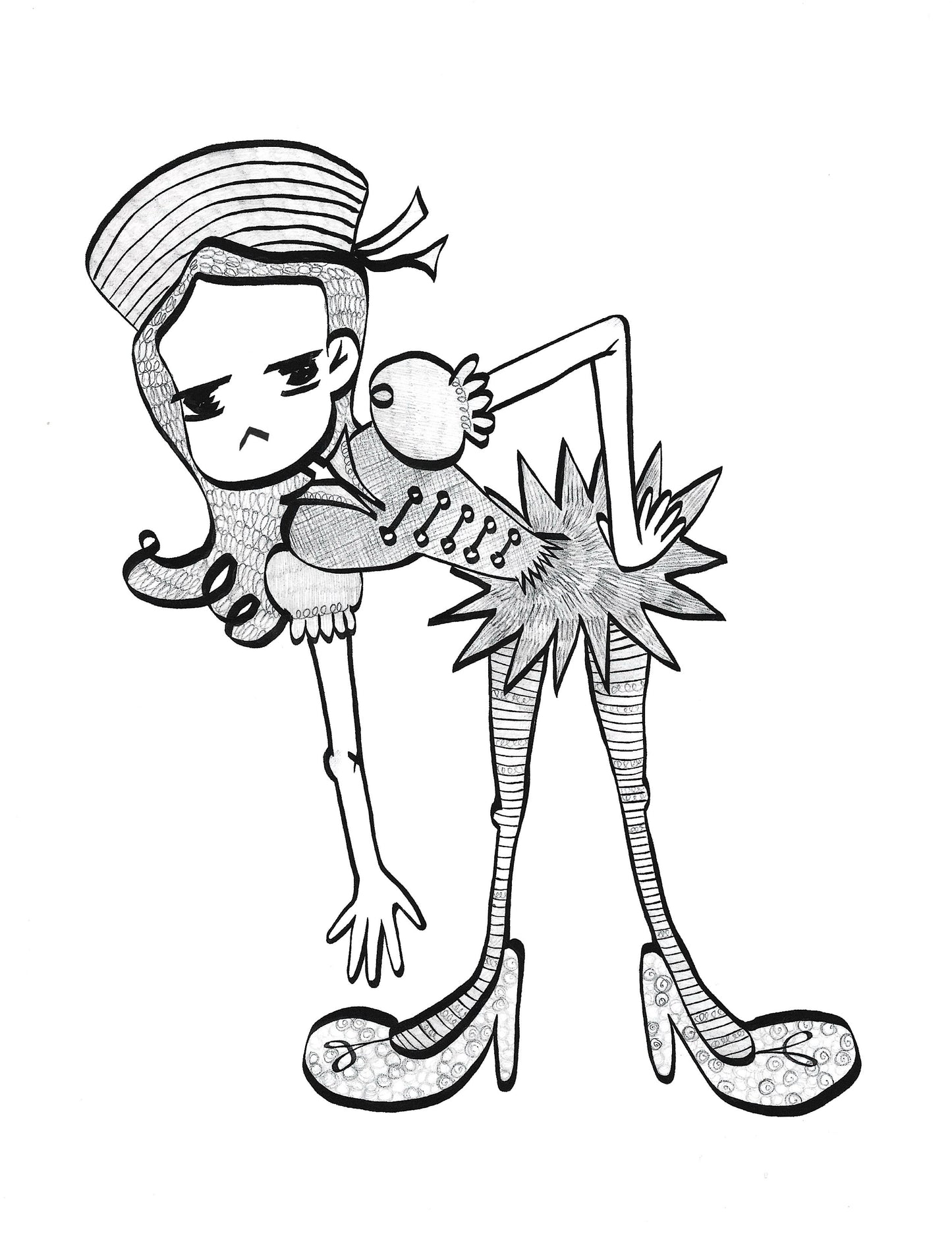 Girl #2 Print 8.5" x 11"